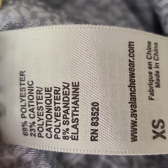 AVALANCHE High Neck Top Size XS - Picture 6 of 7